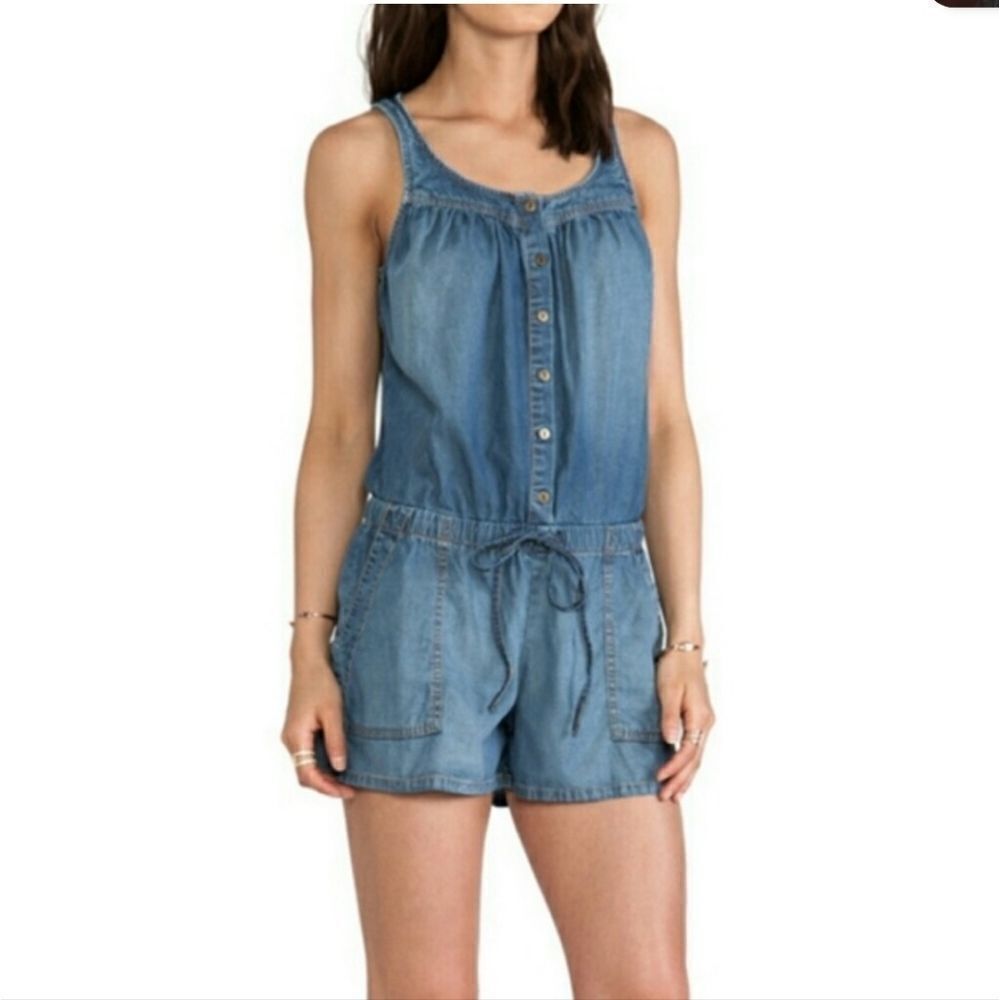 CURRENT‎ ELLIOTT The Ruby Romper in Stockyard - Size 3
